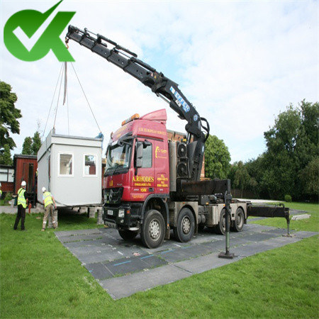 1250x3100mm brown ground access mats 60 T load capacity